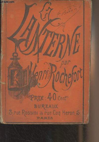 La Lanterne - N7 samedi 11 juillet 1868