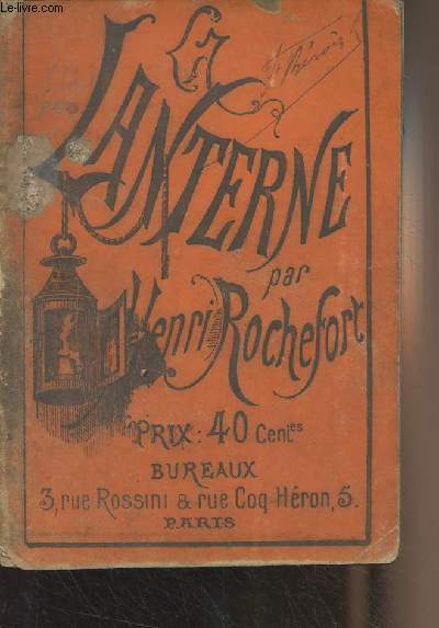 La Lanterne - N5 samedi 27 juin 1868