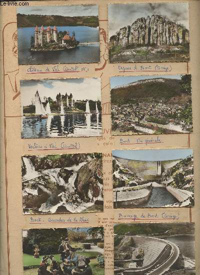 Cahier de petites cartes postales rgionalisme franais