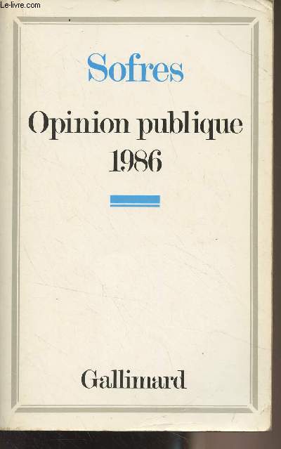 Opinion publique 1985