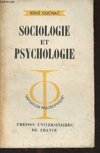 Sociologie et psychologie - 