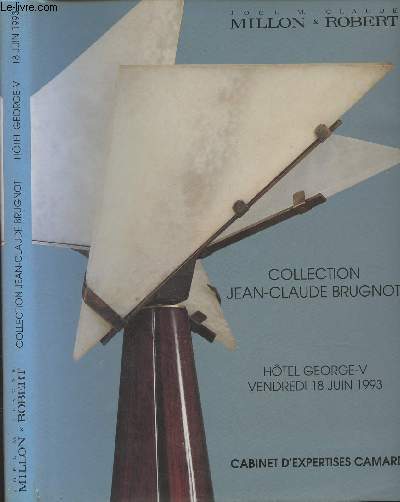 Catalogue de vente aux enchres : Collection Jean-Claude Brugnot 
