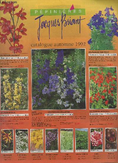 Ppinires Jacques Briant - Catalogue automne 1992