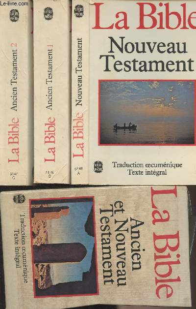 Coffre Le Livre de Poche : La Bible - Ancien et Nouveau Testament