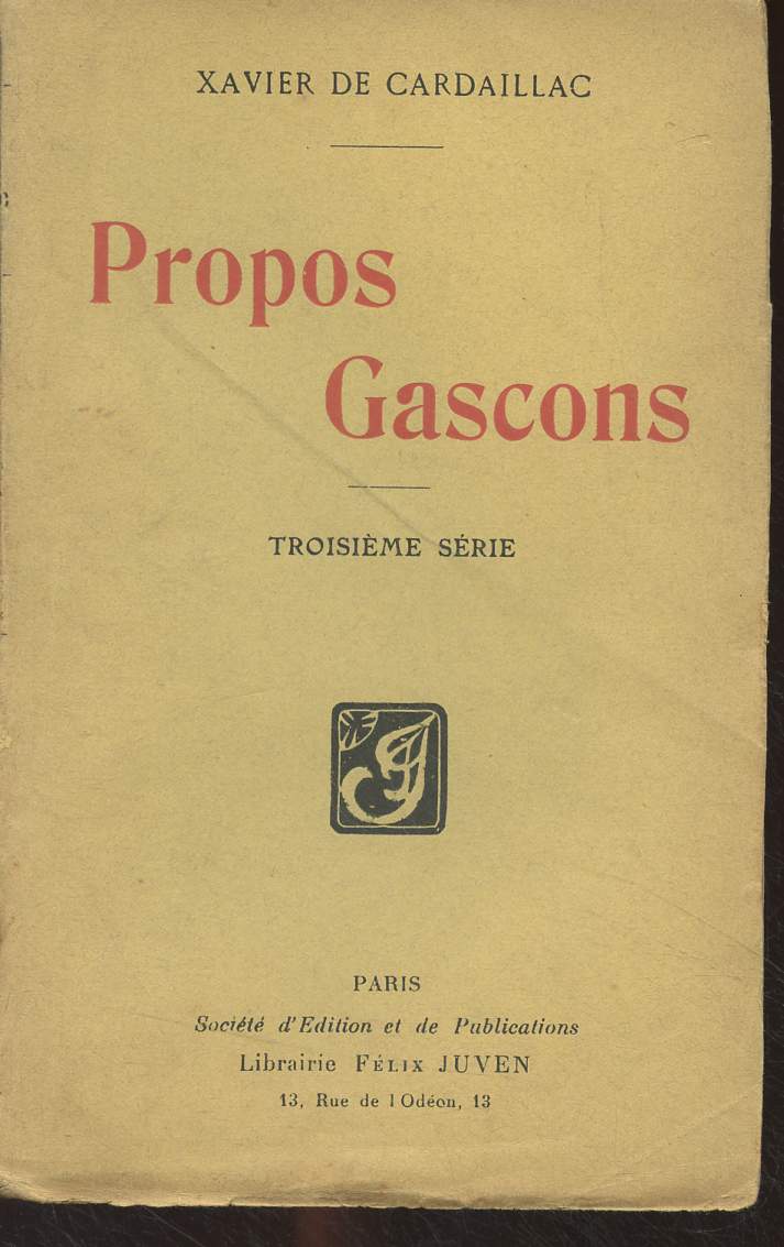 Propos Gascons (3e srie)