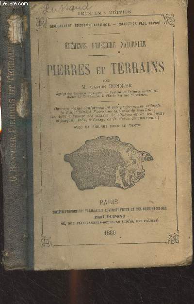 Pierres et terrains - Elments d'histoire naturelle - Enseignement secondaire classique