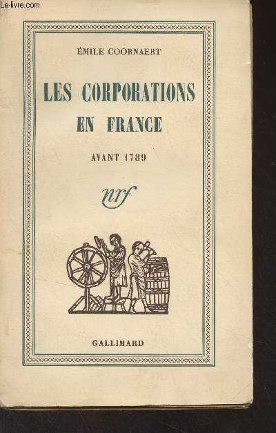 Les corporations en France avant 1789