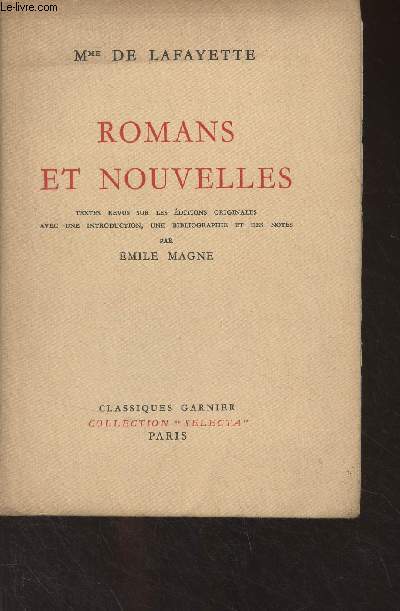 Romans et nouvelles - 