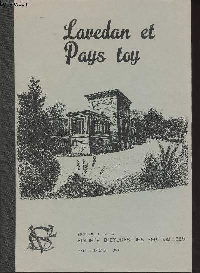 Lavedan et Pays Toy, Socit d'tudes des Sept Valles, N15 1983 - 1783-1983 : 