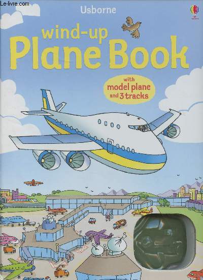 Wind-up Plane Book (with model plane and 3 tracks)