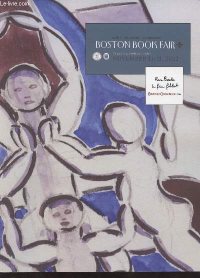 44th International Antiquarian Boston Book Fair, Hynes Convention Center, November 11-12 2022