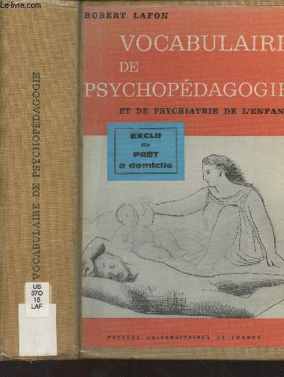 Vocabulaire de psychopdagogie et de psychiatrie de l'enfant