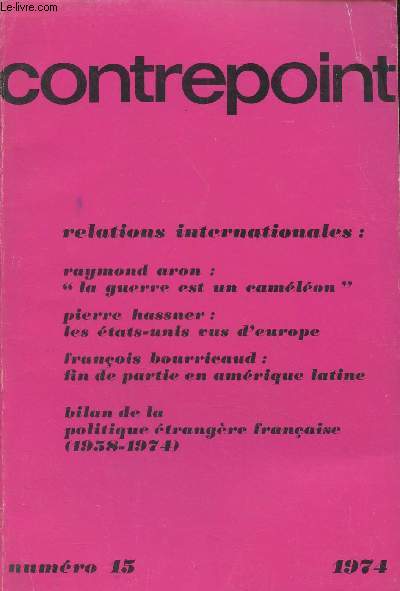 Contrepoint n15 1974 - 