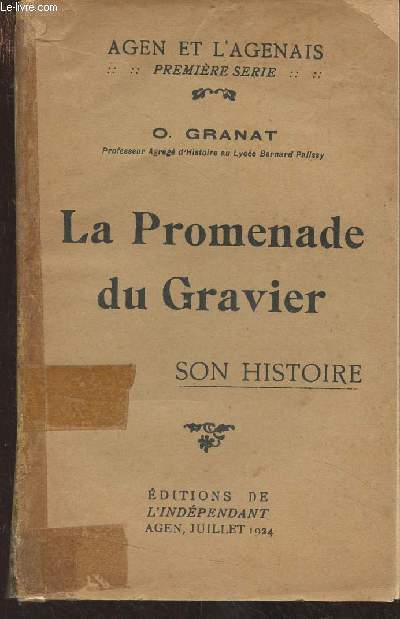 La promenade du Gravier, son histoire - 