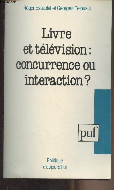 Livre et tlvision : concurrence ou interaction ? - 