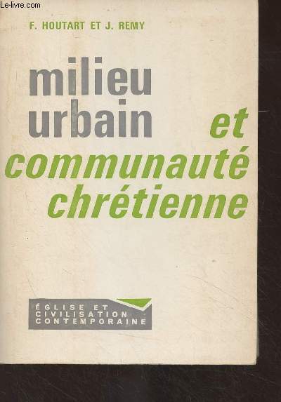 Milieu urbain et communaut chrtienne - 
