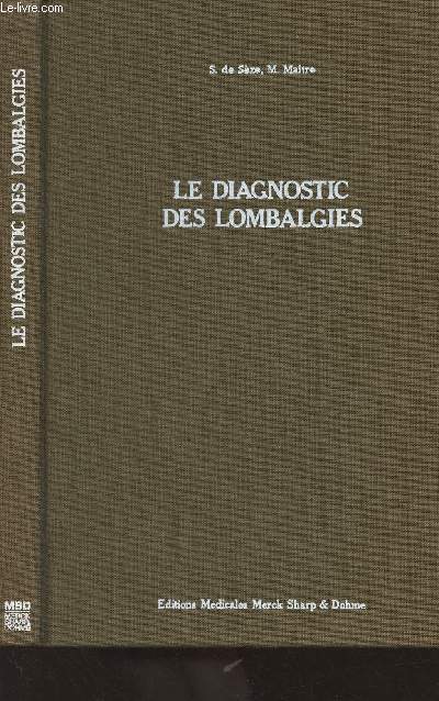 Le diagnostic des lombalgies