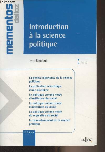 Introduction  la science politique - 