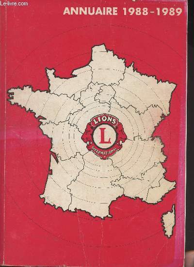 Lions International - Annuaire 1988-1989