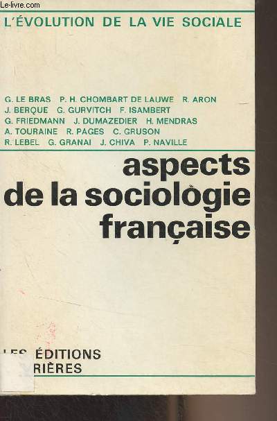 Aspects de la sociologie franaise - 