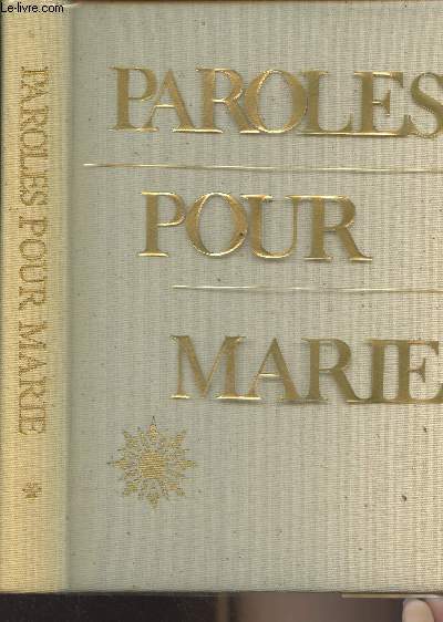 Paroles pour Marie