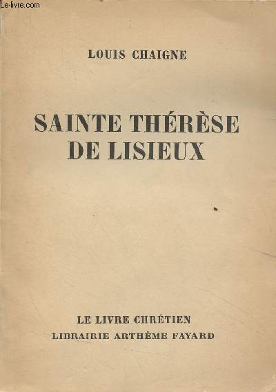 Sainte Thrse de Lisieux - 
