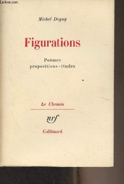 Figurations (Pomes, propositions, tudes) - 