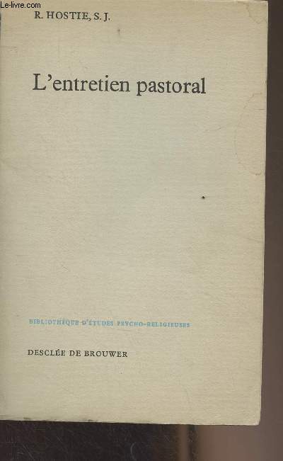 L'entretien pastoral - 