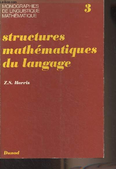Structures mathmatiques du langage - 