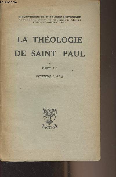 La thologie de Saint Paul - Deuxime partie - 