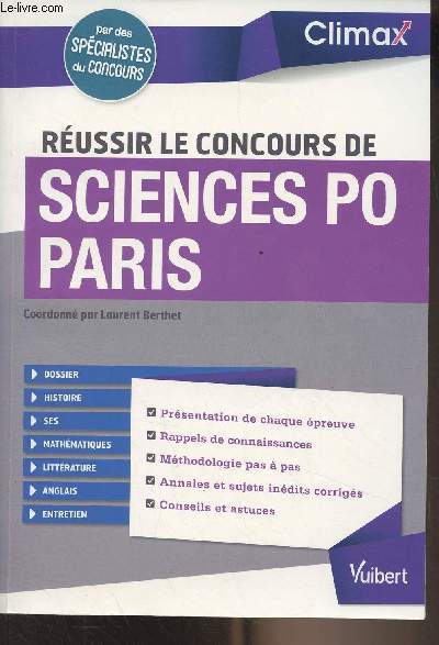Russir le concours de Sciences Po Paris - 