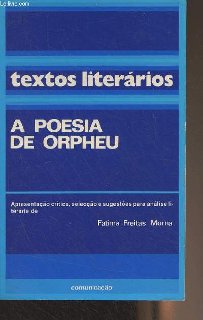 Textos literarios : A poesia de Orpheu