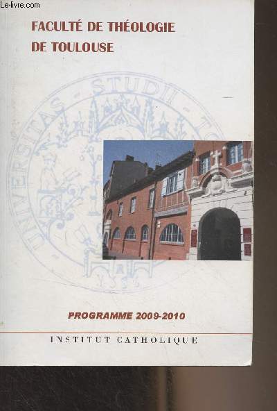 Facult de Thologie de Toulouse - Programme 2009-2010