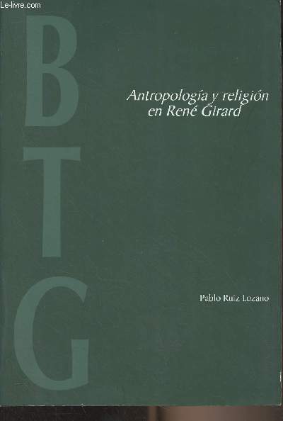 Antropologia y religion en Ren Girard - 
