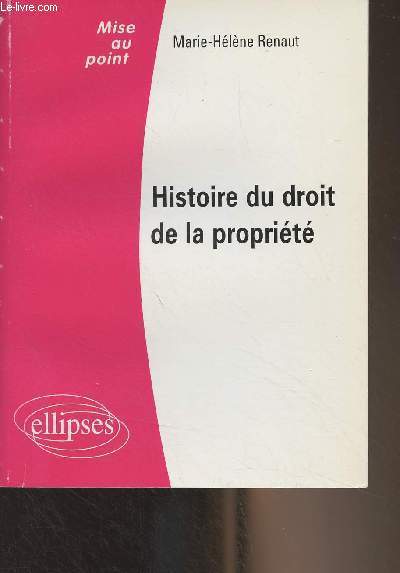 Histoire du droit de la proprit - 