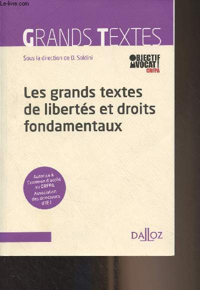 Grands textes de liberts et droits fondamentaux