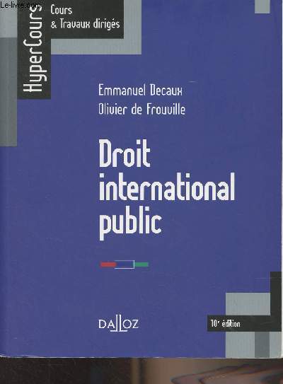 Droit international public - 10e dition - 