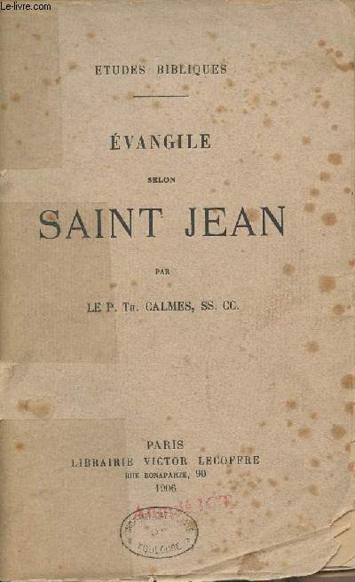 Evangile selon Saint Jean - 