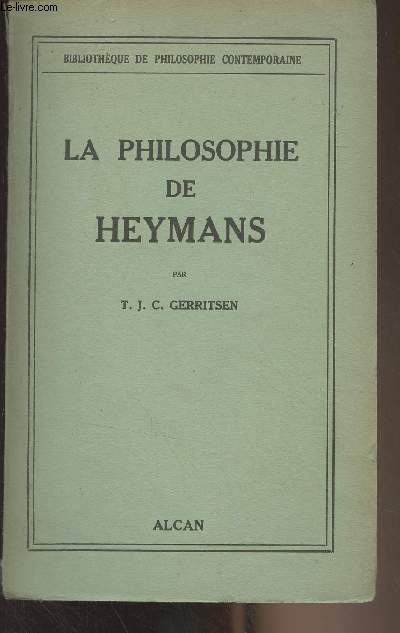 La philosophie de Heymans - 