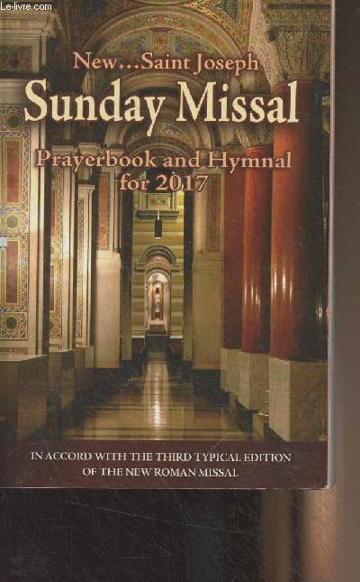 New... Saint Joseph Sunday Missal - Prayerbook and Hymnal for 2017