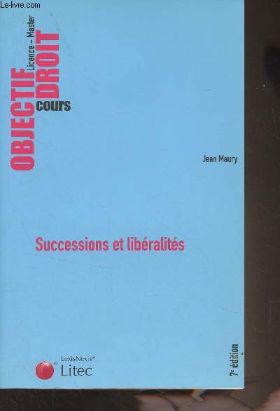 Succession et libralits - 