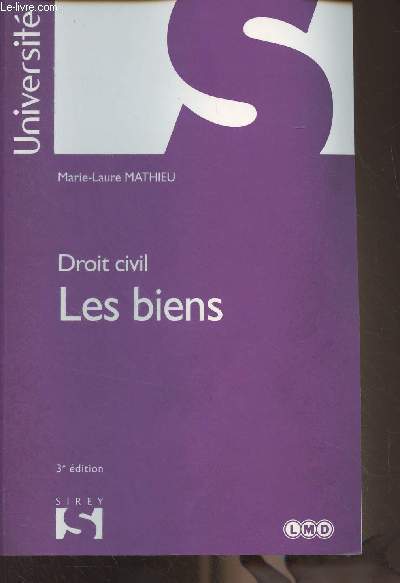 Droit civil, Les biens - 