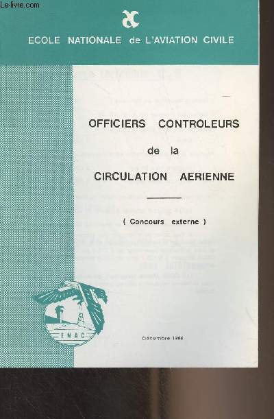 Officiers controleurs de la circulation arienne (Concours externe) - 