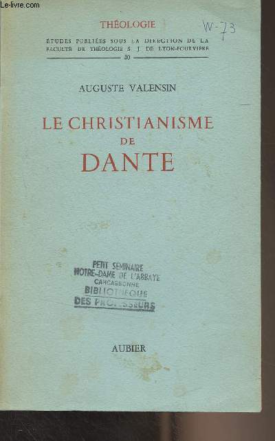 Le christianime de Dante - 