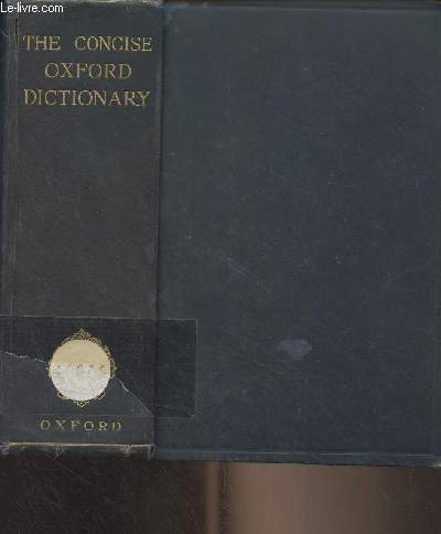 The Concise Oxford Dictionary of Current English