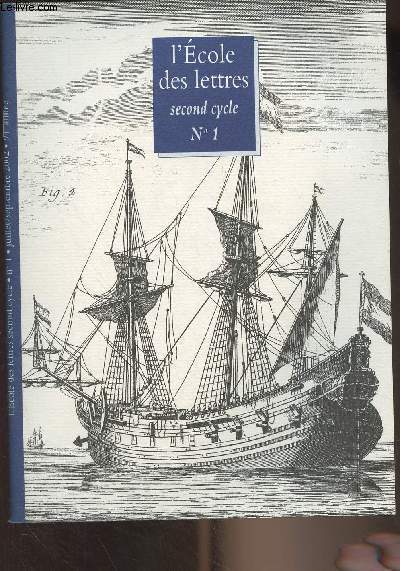 L'Ecole des lettres second cycle n1 juil. sept. 2002, 94e anne - Le 