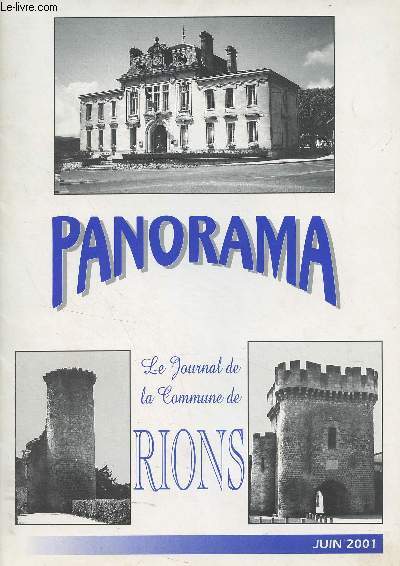 Panorama, Le jornal de la commune de Rions - Juin 2001