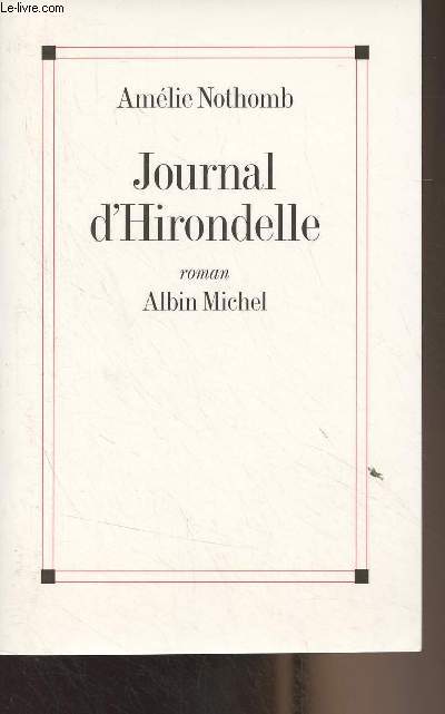 Journal d'Hirondelle