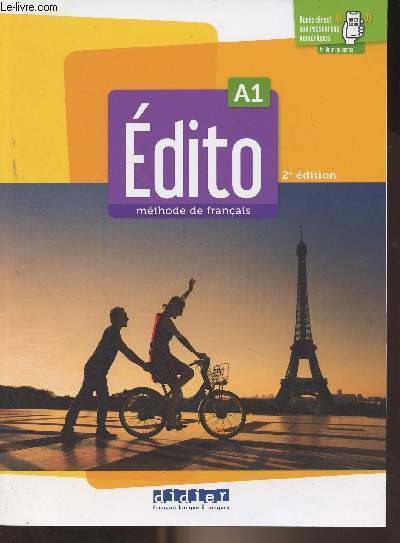 Edito, mthode de franais - A1 - 2e dition