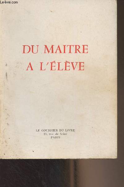 Du Matre  l'lve